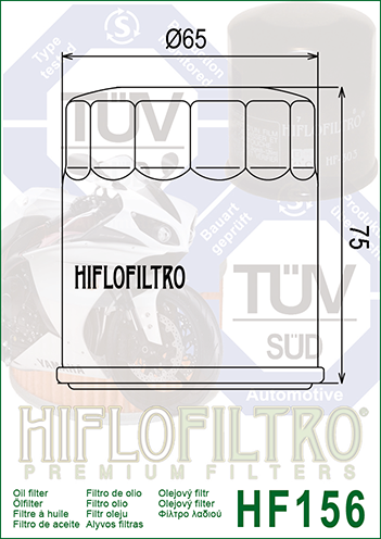 Filtru Ulei HF156 Hiflofiltro KTM 583.38.045.000 , 583.38.045.100 , 583.38.045.101