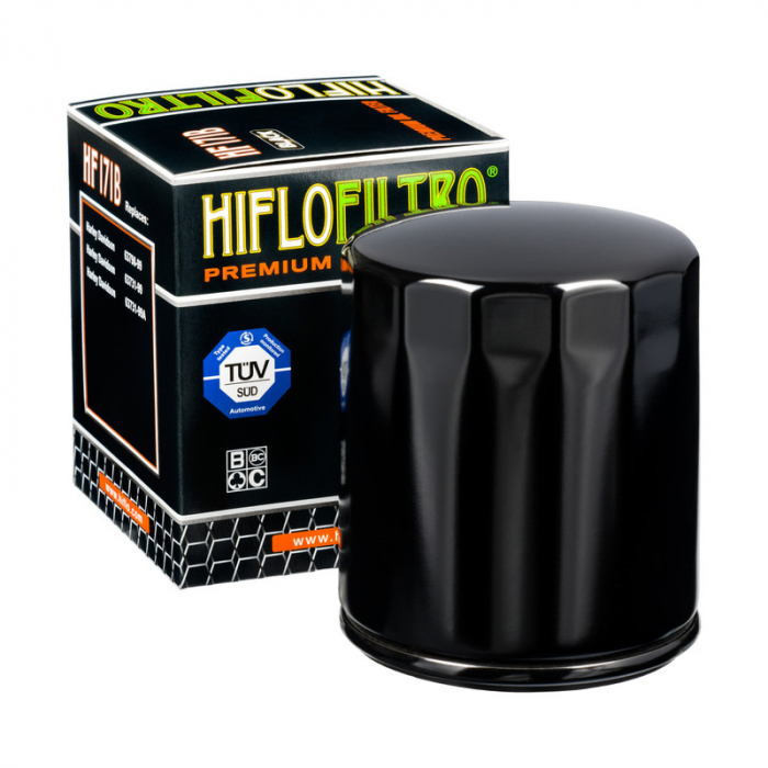 Filtru Ulei HF171 Negru Hiflofiltro Harley 63731-99 63731-99A 63798-99