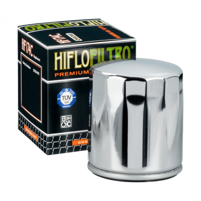 Filtru Ulei HF174 Cromat Hiflofiltro Harley 63793-01K