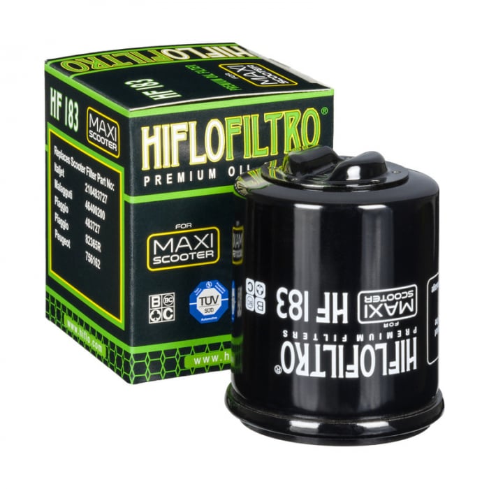 Filtru Ulei HF183 Hiflofiltro Italjet 210483727 Malaguti 46400200 Peugeot 756162 483727 82635R