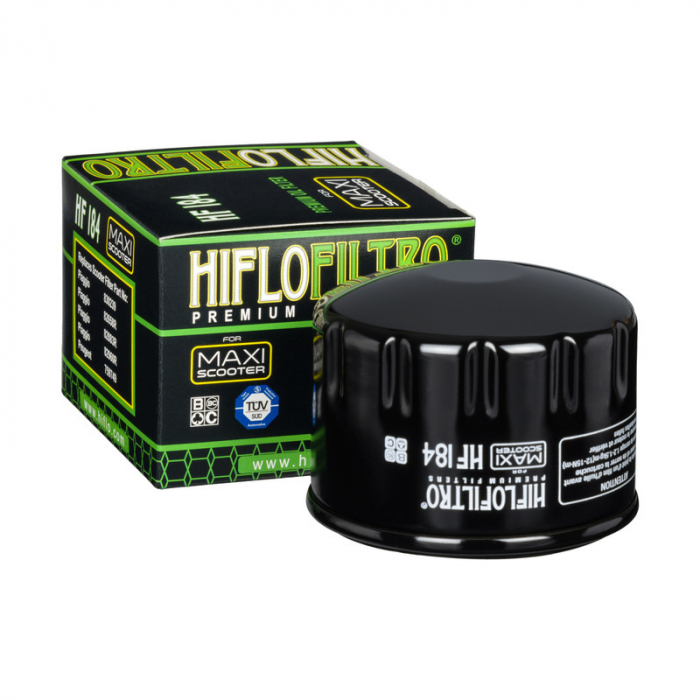 Filtru Ulei HF184 Hiflofiltro Italjet 210483727 Peugeot 759749 Piaggio 82658R 82883R 82960R 830239