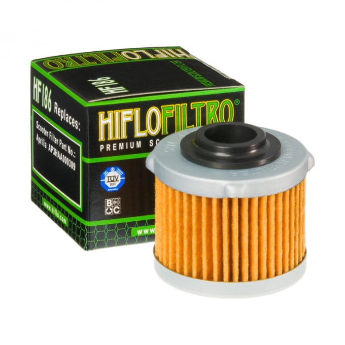 Filtru Ulei HF186 Hiflofiltro Aprilia AP3HAA000309