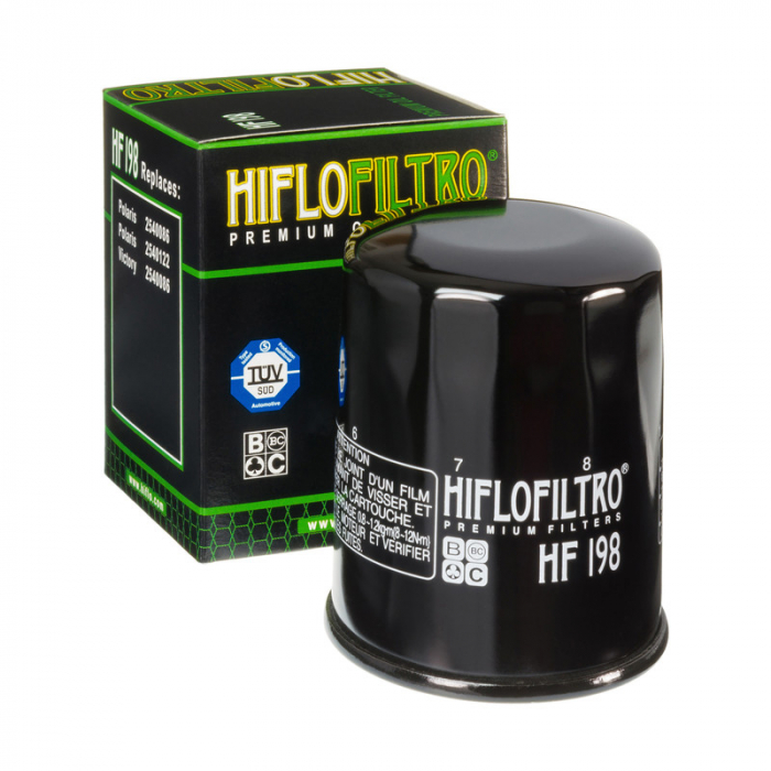 Filtru Ulei HF198 Hiflofiltro Polaris 2540086 Polaris 2540122 Victory 2540086