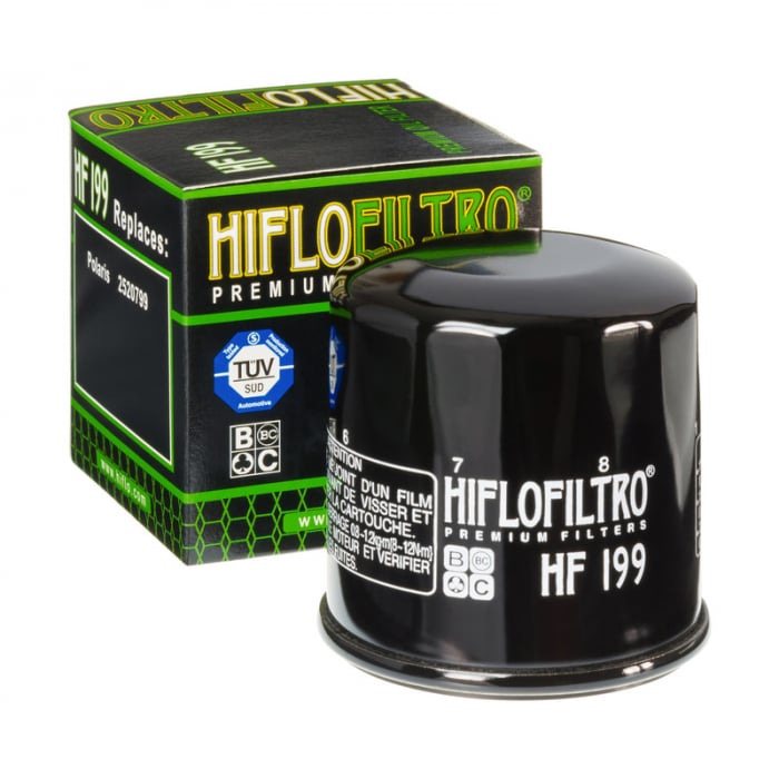 Filtru Ulei HF199 Hiflofiltro Nissan 3R0-07615-0 Polaris 2520799 Polaris 3089996 Tohatsu 37-3R0076150