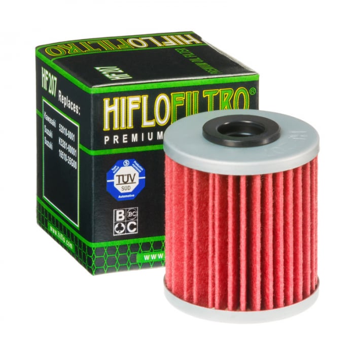 Filtru Ulei HF207 Hiflofiltro Betamotor 15.26060.000 Kawasaki 52010-0001 Suzuki 16510-35G00 K5201-00001