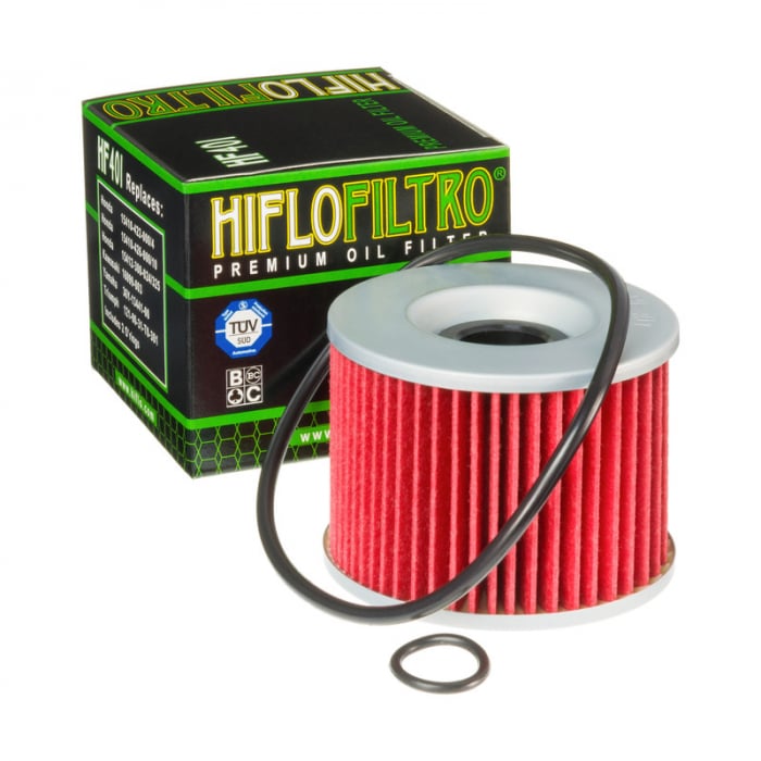 Filtru Ulei HF401 Hiflofiltro Honda Kawasaki Yamaha cu 2 O-ring