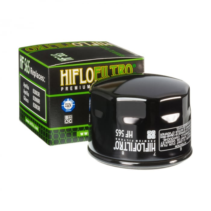 Filtru Ulei HF565 Hiflofiltro Aprilia 82883R Aprilia 82960R Gilera 82883R