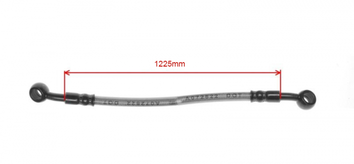 Furtun hidraulic frana L=1300mm, atv 200 [3]