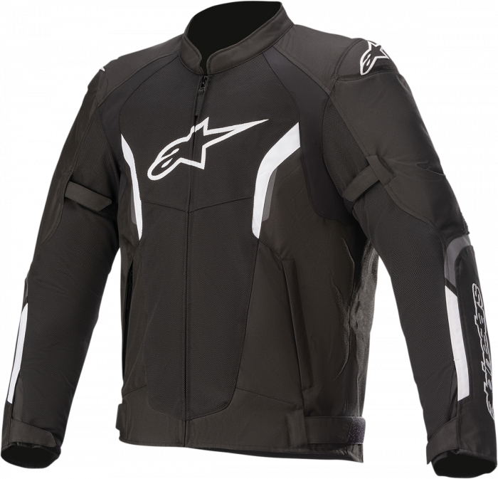 Geaca moto Alpinestars AST Air v2, culoare negru alb, marime S