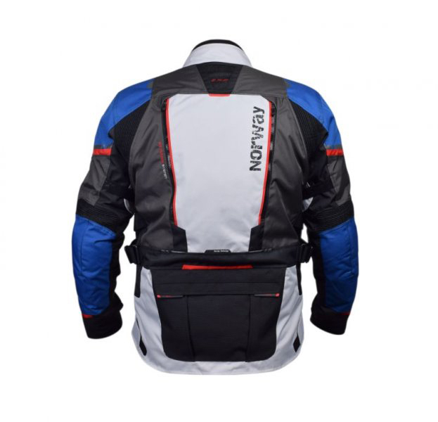 Geaca moto barbati LS2 NORWAY, culoare albastru/negru/gri/rosu, marime 3XL [2]