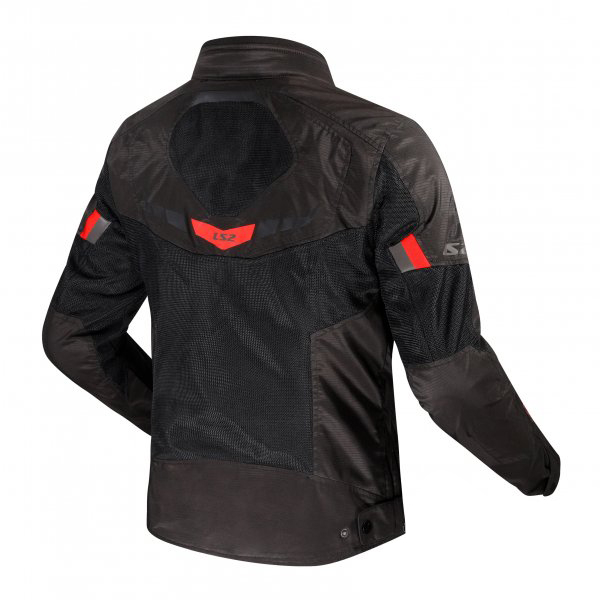 Geaca moto LS2 Garda Air Man, culoare negru/rosu, marime XL [2]