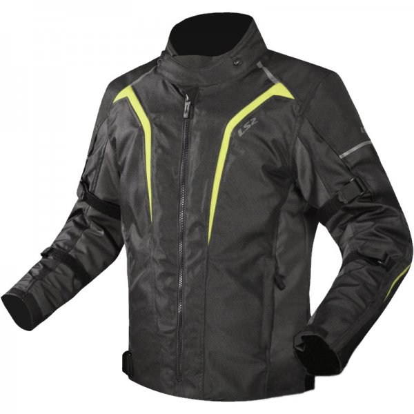 Geaca moto LS2 Sepang Man, culoare negru gri, Hight Vision galben, marime L