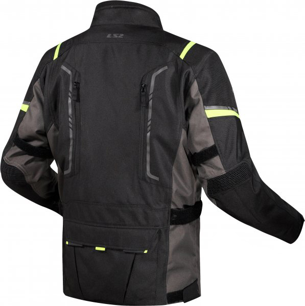 Geaca moto LS2 Narvik Man, culoare negru/gri, marime XL [2]