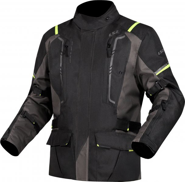 Geaca moto LS2 Narvik Man, culoare negru gri, marime L