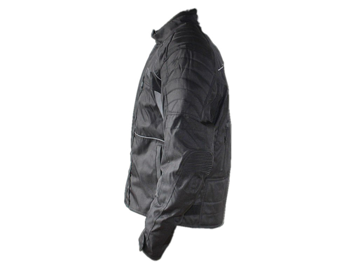 Geaca moto textila NAL-1108 protectii coloana, coate si umeri, culoare negru, marime M [2]