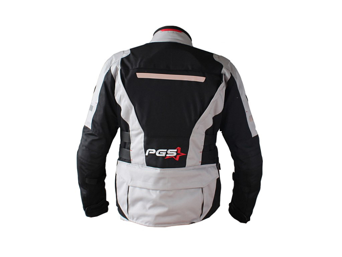 Geaca moto textila, PGS Reviti, marime 3XL, culoare negru/gri [3]