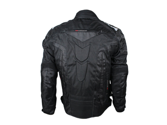 Geaca moto textila VIG-16501, culoare negru, marime XL [2]