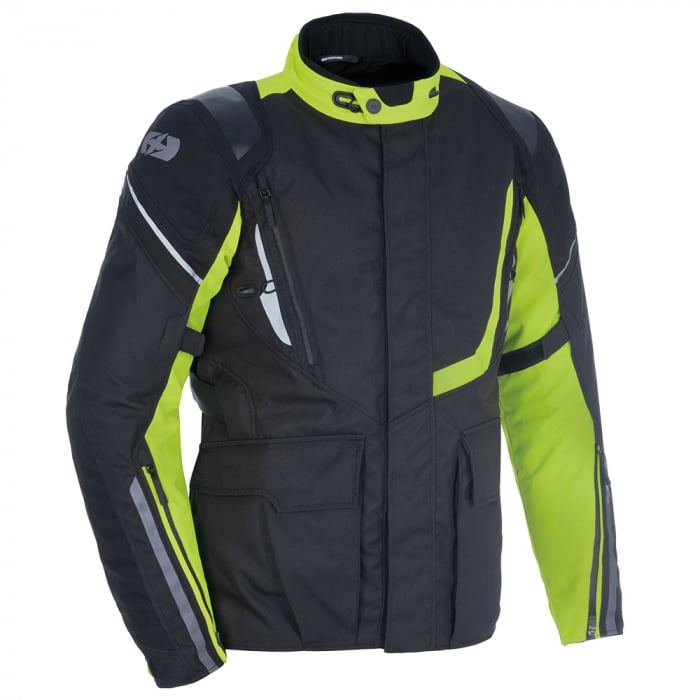 Geaca Moto textila Montreal 4.0 MS Dry2Dry, marime L, culoare negru fluorescent