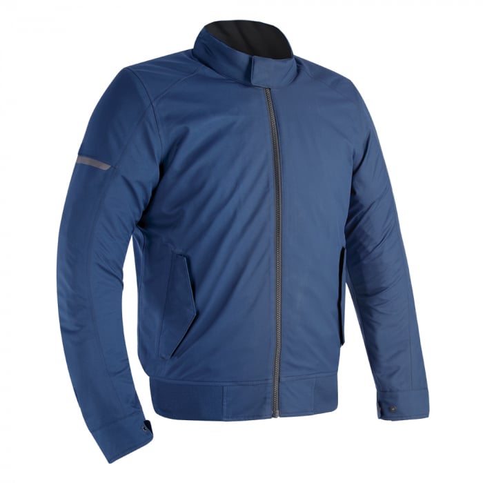 Geaca moto textila Oxford Harrington, pentru barbati, culoare albastru, marime L