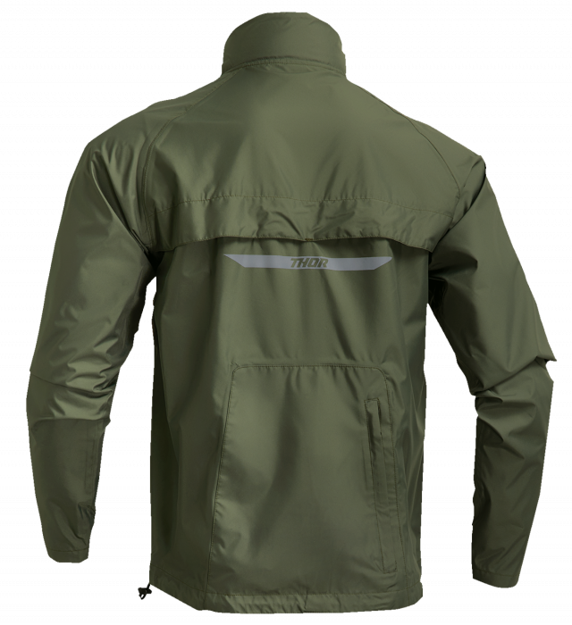 Geaca textila impermeabila Thor Pack, culoare verde, marime 2XL [2]
