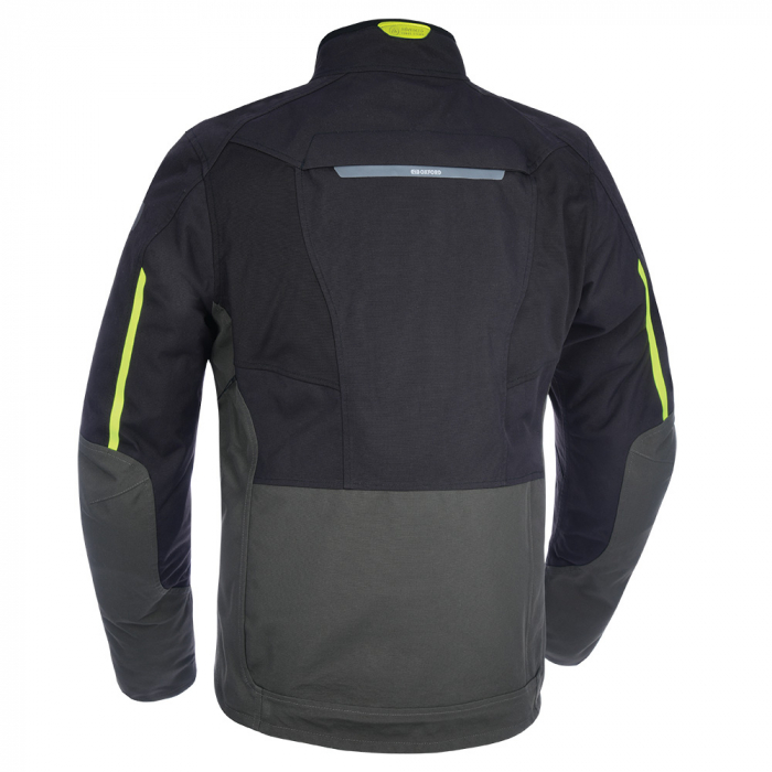 Geaca textila Oxford Hinterland MS, negru/gri/fluo, XL [2]