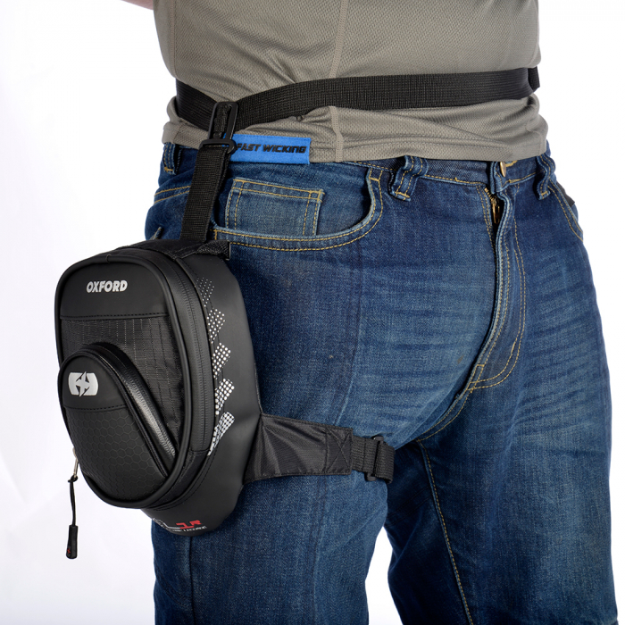 Geanta de picior Oxford L1R, 1L, Negru [2]