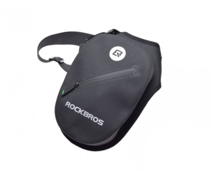 Borseta moto impermeabila pentru picior, culoare negru