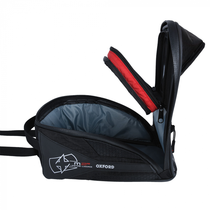 Geanta rezervor Oxford M2R Mini, 2L, buzunar telefon/GPS, negru, (13cm x 11cm) [2]
