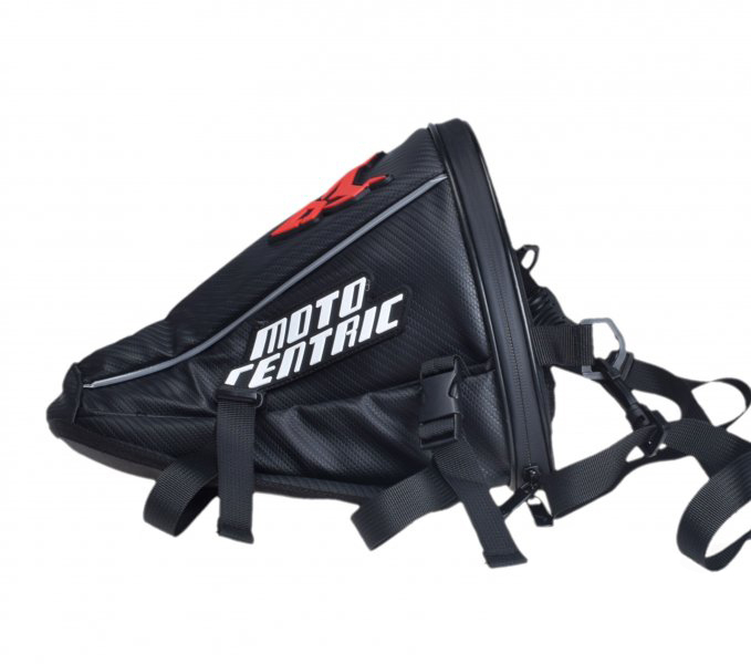 Geanta textila WMX, prindere pe picior, logo rosu, culoare negru [5]