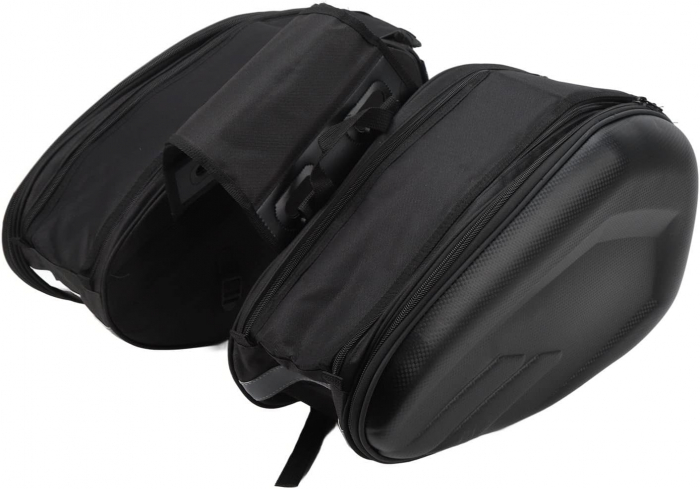 Genti laterale textil motociclete universale 40x30x19cm, culoare negru [5]