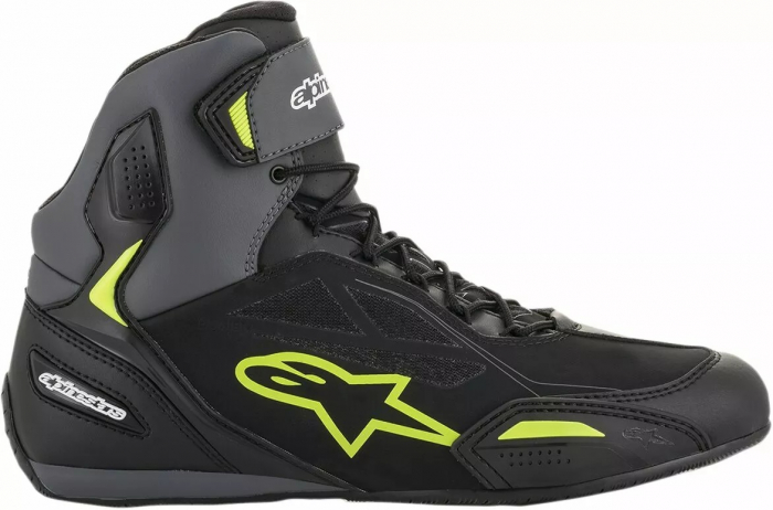 Ghete Alpinestars Faster-3 Drystar, culoare negru/verde, marime 45.5 [2]