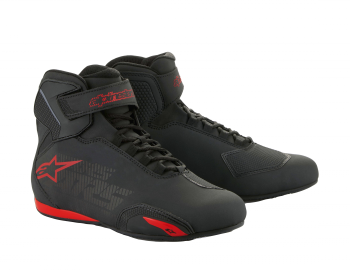 Ghete Alpinestars Sektor, culoare negru rosu gri, marime 39