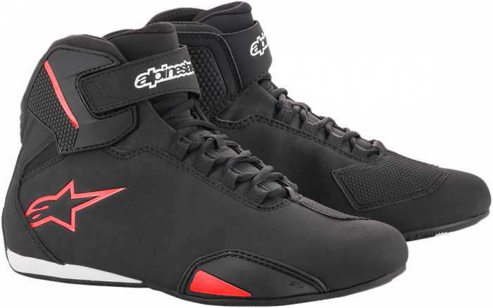 Ghete Alpinestars Sektor, culoare negru rosu, marime 42.5