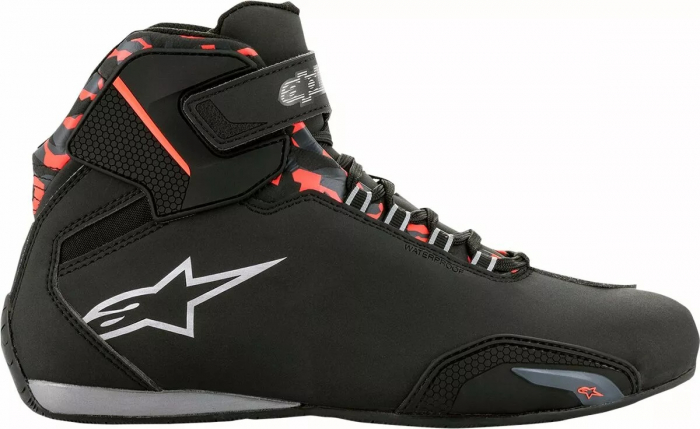Ghete Alpinestars Sektor Waterproof, culoare negru/rosu, marime 38.5 [2]