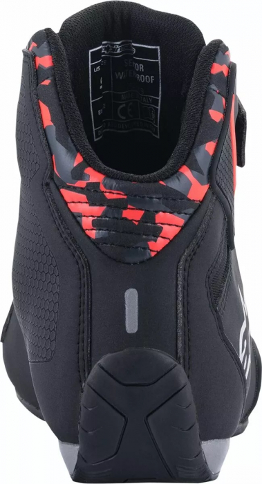 Ghete Alpinestars Sektor Waterproof, culoare negru/rosu, marime 38.5 [3]