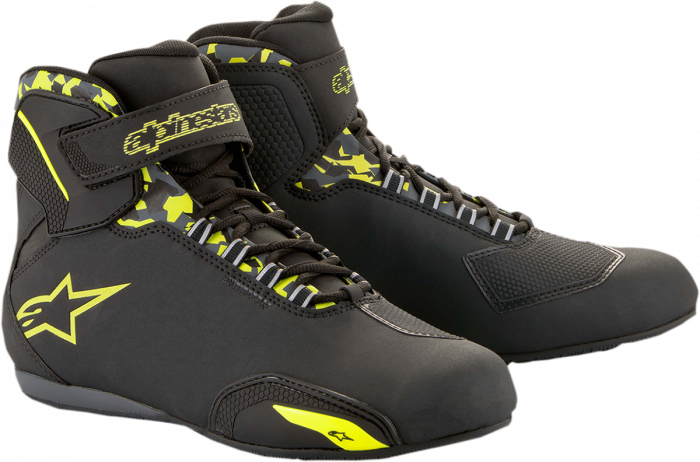 Ghete Alpinestars Sektor WP, culoare negru gri galben, marime 6 38