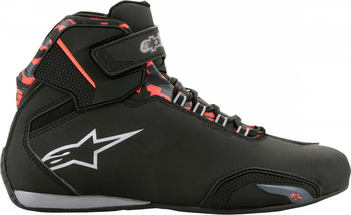 Ghete Alpinestars Sektor WP, culoare negru/gri/rosu, marime 9/42 [2]