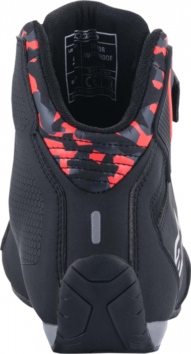 Ghete Alpinestars Sektor WP, culoare negru/gri/rosu, marime 9/42 [4]