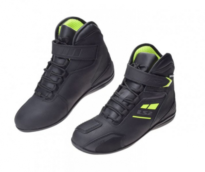 Ghete moto LS2 Garra Man Boots WP, marime 43, culoare negru verde
