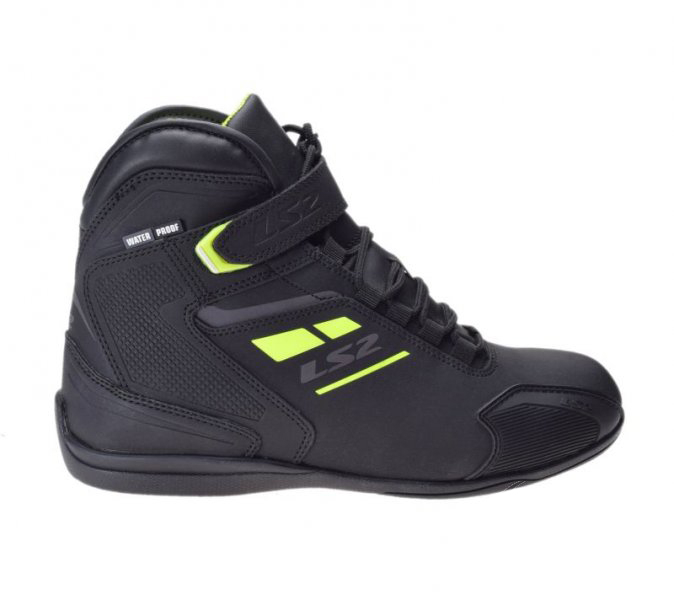 Ghete moto LS2 Garra Man Boots WP, marime 43, culoare negru/verde [3]