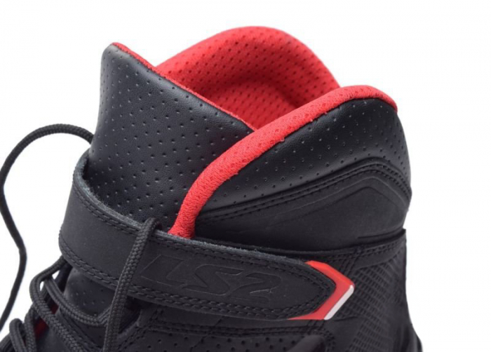 Ghete moto LS2 Garra Man, culoare negru/rosu, marime 46 [5]