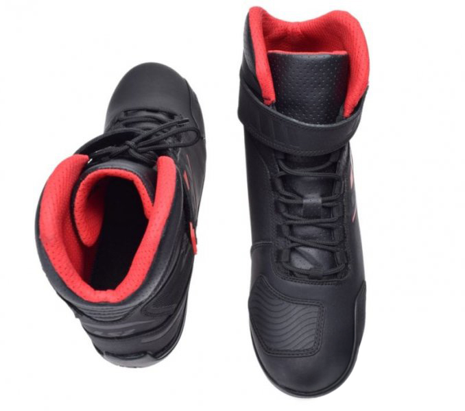 Ghete moto LS2 Garra Man, culoare negru/rosu, marime 46 [3]