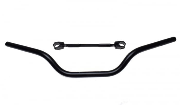 Ghidon Enduro aluminiu, 22mm, lungime 730, culoare negru