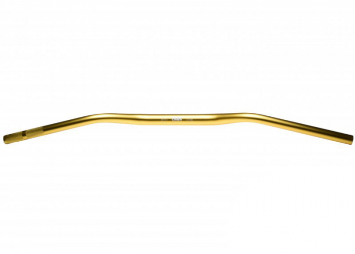 Ghidon enduro/atv aluminiu, prindere 28,5mm, echivalent Renthal H839, culoare auriu [3]
