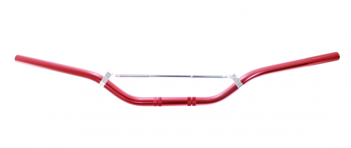 Ghidon moto atv, din aluminiu, d. 22mm, lungime 80cm, culoare rosu