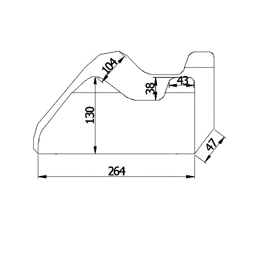 Husa moto JMP, culoare negru, 264 x 104 x 130 [3]