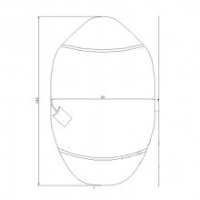 Husa sezut impermeabila Maxi Scooter 90x144cm [2]
