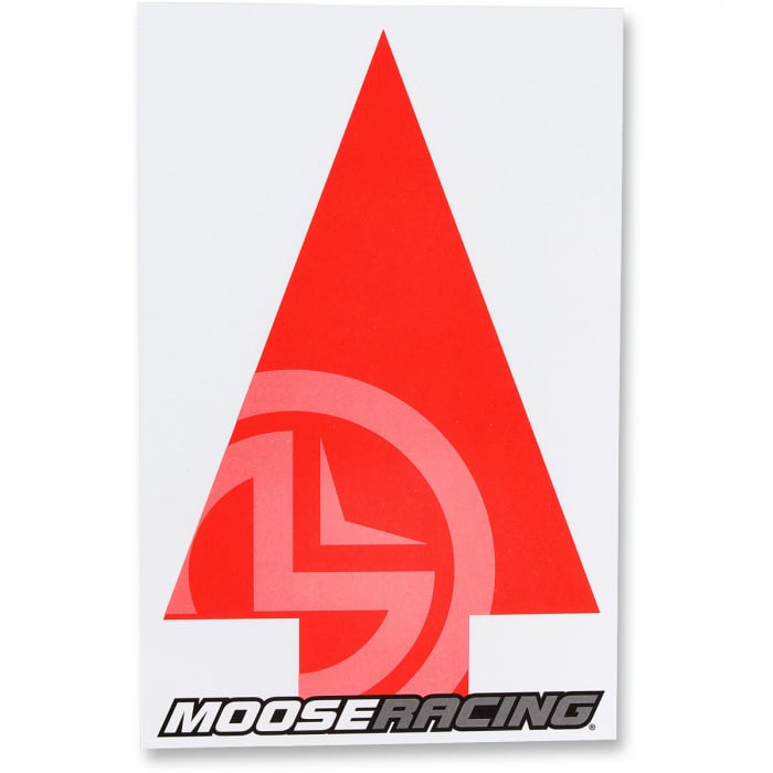 Indicatoare Moose Racing traseu rosu-alb