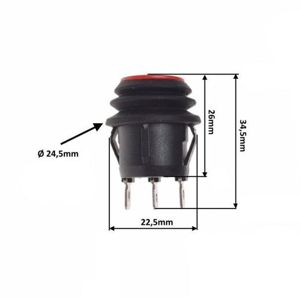 Intrerupator 3 pozitii,universal 6A250V AC 10A125V AC,rezistent la apa [2]