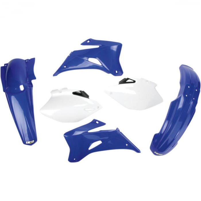 Kit plastice Yamaha YZF250-450 2006-09, albastru alb, culoare OEM